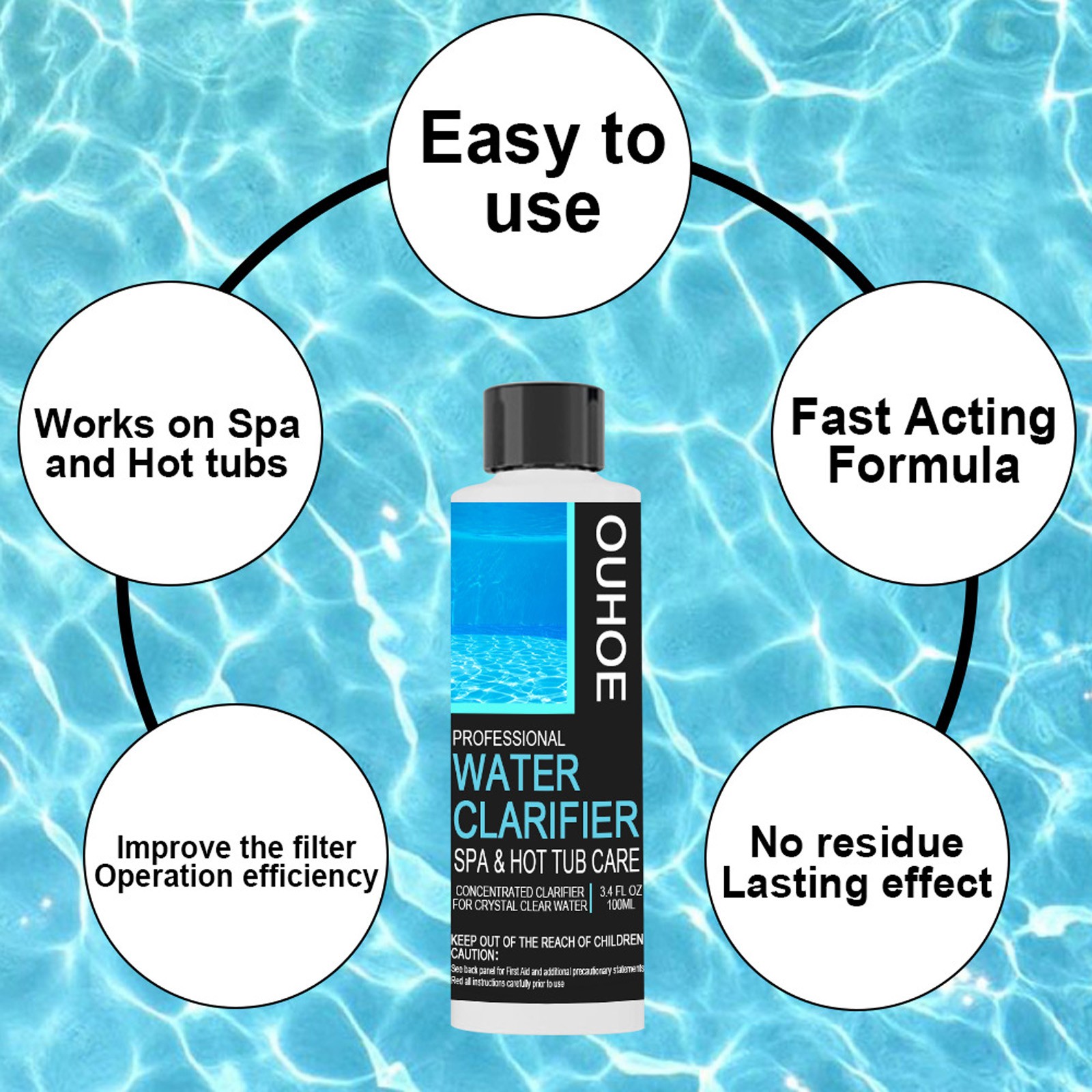 Ouhoe Degreasing And Defoaming Agent To Remove Floating Grease Oil Foam