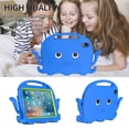 thumbnail image 7 of SaniMore for iPad Mini 6th Generation 8.3" 2021 Kids Waterproof Case, EVA Foam Cover with Shoulder Strap & Screen Protector Pencil Holder Kickstand & Holder Shockproof Protective Shell, ,Blue, 7 of 7