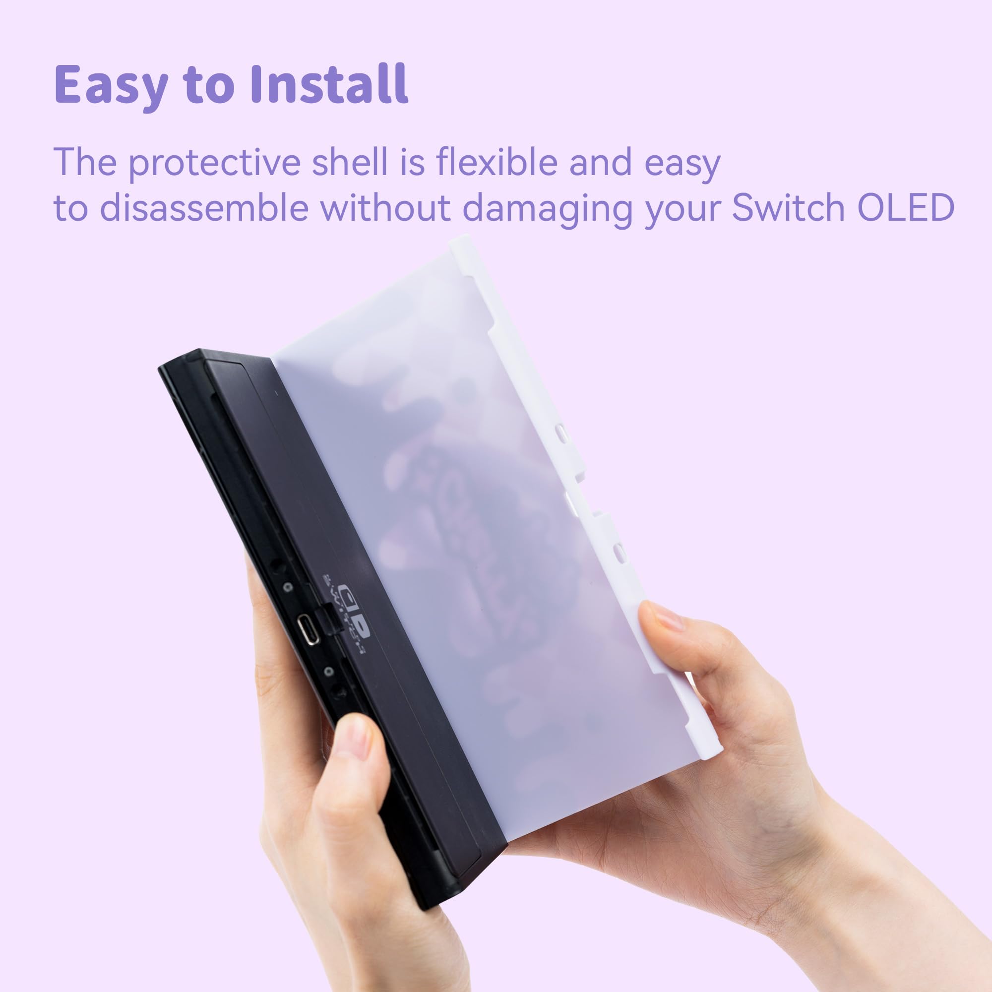 GeekShare Protective Case for Switch OLED Silicone Shell for