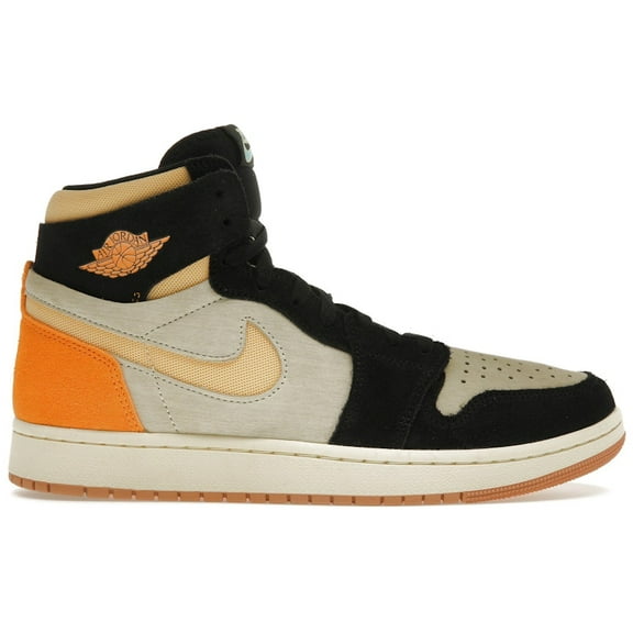 Jordan Men's 1 High Zoom Air CMFT 2 Muslin Vivid Orange Shoes, from StockX