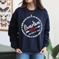 thumbnail image 4 of EcoLoom Bourbon Definition Bourbon Noun Long Sleeve Unisex Midweight Crewneck Sweatshirt, 4 of 4