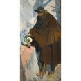 thumbnail image 3 of Joaquín Sorolla 9x14 Black Modern Framed Museum Art Print Titled - Old Spanish Using Wine (The Old Man of Castille) (1907), 3 of 5