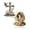 A-3b 1PCS & B-3b 1PCS, variant on Easter Decorations Colorful Easter Bunny Tabletop Ornament,Spring Fashion Decorative Sculpture Figurine 2D Acrylic for Home Kitchen Easter Party,Birthday Gifts for Women Green-g