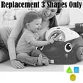thumbnail image 2 of Replacement Parts for Fisher-Price Laugh and Learn Smart Stages Crawl Around Car - DJD09 ~ 3 Shapes ~ Also Works with Models CJM93 and Y7749 - Colors may vary, 2 of 6