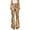 Yellow, variant on Casual Straight Leg Pants with Sparkling Sequins for Festive Party Wear and Everyday Comfort Fit Trousers,Mardi Gras Clothing,M