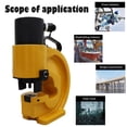 thumbnail image 3 of TECHTONGDA Hydraulic Hole Punching Tool CH-70A Copper Hole Puncher for Angle Iron Metal Steel, 3 of 10