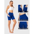 thumbnail image 4 of TRYSIL Women's Biker Shorts Inseam 8" High Waist Yoga pants Workout Gym Running Volleyball Spandex Shorts with Pockets, 4 of 7
