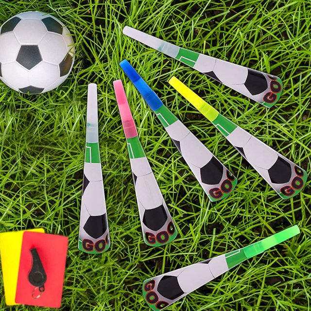 Becaristey 6 Pieces Kid Football Trumpet Match Festival Fan Cheer Children Speakers