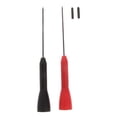 thumbnail image 4 of 2pcs 2mm Jack Stainless Steel Test Lead Probe Test Needle Multimeter Test Probes Diagnostic Tools For Banana Plug (1 Red and 1 Black), 4 of 7