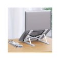 thumbnail image 3 of 1pc/3pcs Laptop Stand, Single Fork Folding Lifting Cooling Base Desktop, Tablet Portable Stand Compatible With All Laptop ABS Materials, Height Adjust, 3 of 5