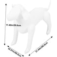 thumbnail image 4 of YISITIAN Pet Clothing Model Dog Models Dog Mannequin Dog Clothes Display Stand Inflatable Dog Model Dog Clothing Rack Counter Display Stand for Dog Clothing Animal PVC Decorations CA919-7549, 4 of 9