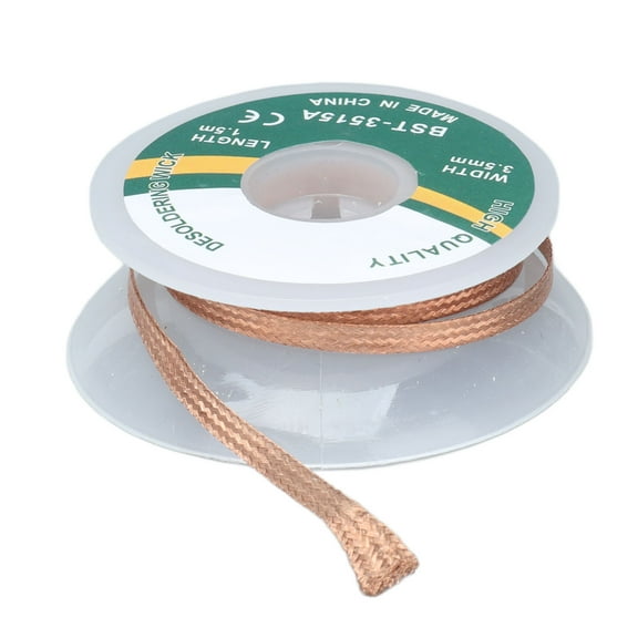 Alloy Copper Solder Wick Roll No-Clean Low Residue Solder Removal Braid