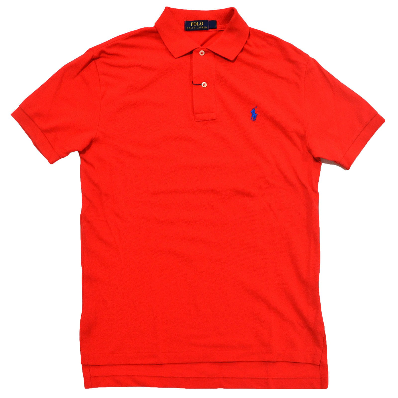 Polo Ralph Lauren NEW Bright Red Mens Size Small S Pique Polo Shirt ...