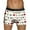 White, variant on Men's Underwear for Everyday Comfort Mid Waist Briefs with Rose Petals Pattern for Men S