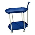 thumbnail image 3 of Luzkey Service Cart Couch Side Table Decoration Minimalist Ergonomic Handle Storage Rack Heavy Duty for Office Warehouse Living Room Blue, 3 of 6