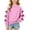 Pink, variant on Jalioing Crew Neck Sweatshirt for Teen Girls Casual Fashion Long Sleeve Bowknot Pullover Tops Solid Cute Shirts 3-14 Years