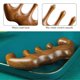 thumbnail image 5 of Juego de peines de madera para el cuero cabelludo, peine de sándalo de dientes anchos para un masaje cómodo del cuero cabelludo y cuidado del cabello., 5 of 5