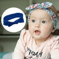 thumbnail image 6 of Bow Headband Fashion Cute Cotton Hair Band for Teenager Dark Blue 7.3Inch, 6 of 6