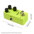 thumbnail image 2 of ZORY Guitar Analog Delay Effects Pedal TIME/LEVEL/REPEAT Versatile Controls DC 9V 6.35mm Input/Output Interface Aluminum Alloy Electric Guitar Analog Delay Effector with True Bypass, 2 of 9
