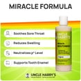 thumbnail image 2 of Enjuague bucal natural alcalinizante milagroso Uncle Harry's 240 mL, 2 of 6