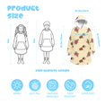 thumbnail image 3 of Saint Bernard and Roses Lamb Fleece Blanket Hoodies for Teens ,Teens Oversize Sherpa Wearable Hooded Blanket Sweatshirt with Super Pockets, 3 of 6