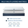 thumbnail image 3 of EGOHOME Value 9" Hybrid Mattress of Gel Memory Foam and Pocket Spring, Twin, Medium Firm, 3 of 10