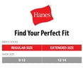 thumbnail image 3 of Hanes mens Max Cushion Socks, Available in 6 and 12-pair Pack Crew Sock, Black/Grey Foot Bottom, 12 US, 3 of 4
