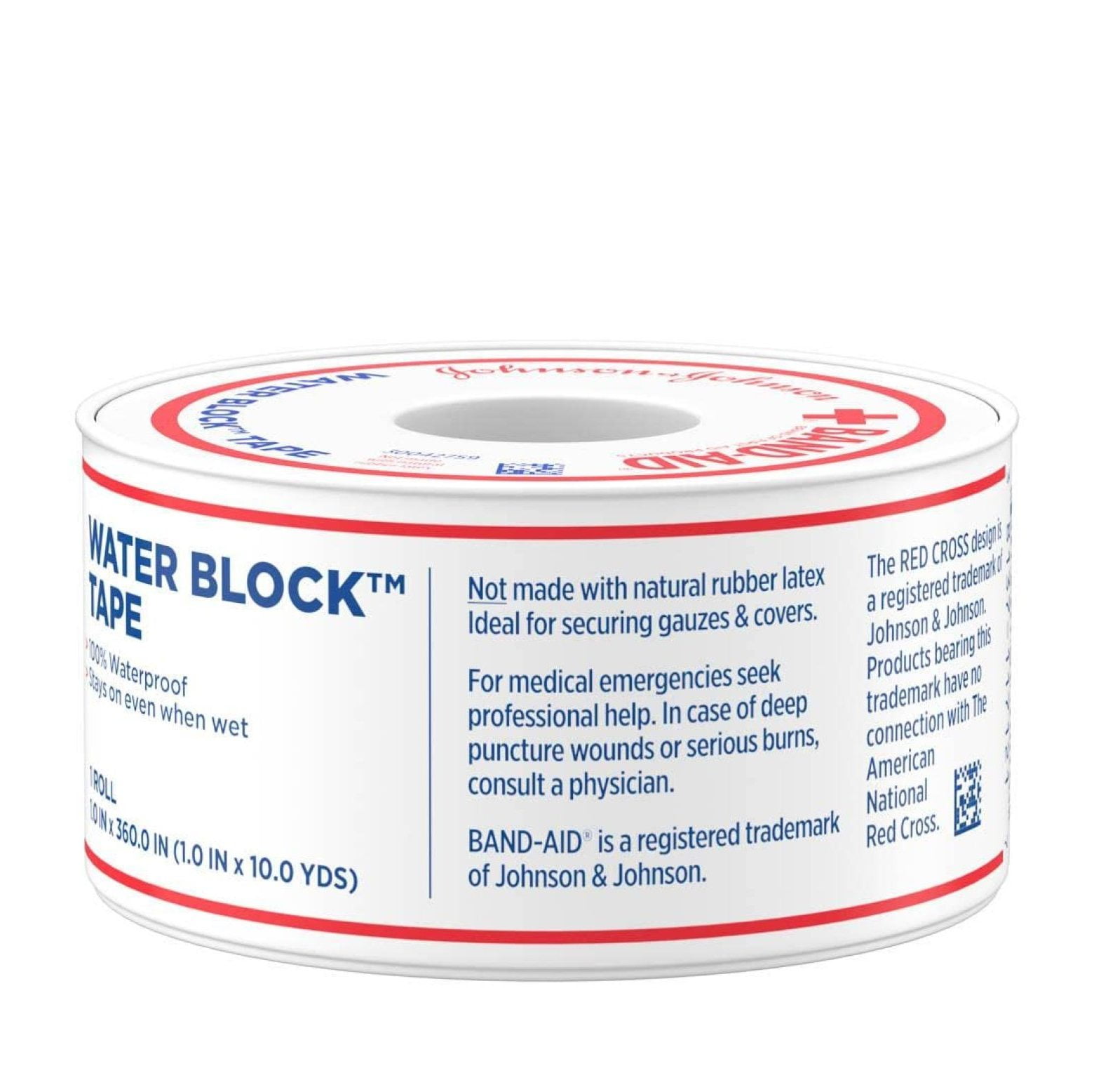 Brand of First Aid Products Waterproof Tape, 1 Inch by 10 Yards (Pack of 6)