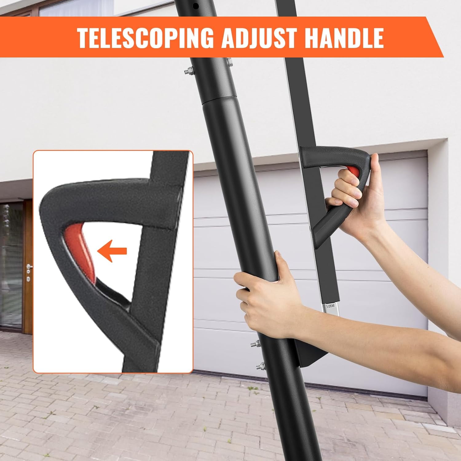 Basketball Hoop Outdoor, 5.2-10FT Height Adjustable Portable Basketball Hoops with 44 Inch Shatterproof Backboard, Basketball Goal System for Kids Youth and Adults in Backyard/Driveway/Indoor