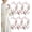 (WHITE), variant on 6PCS Cherry Blossom Patches Iron On, Embroidered Patch Iron On, Cherry Blossom Patch, for DIY Hats Shirts Shoes Jeans Bags(WHITE)
