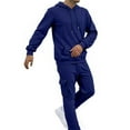 thumbnail image 5 of Sweatsuits For Men Big And Tall, Mens Tracksuit 2 Piece Hoodie Lounge Sets Outfits Pockets Sweatpants Sport Jogger Sweatsuit, 5 of 10