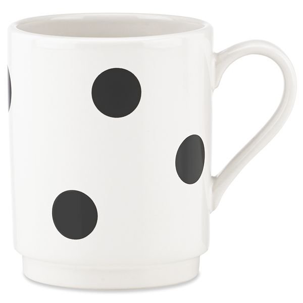 kate spade new york kitchen Deco Dot 12 Ounce Coffee Mug