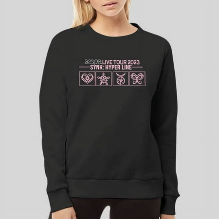 Synk Hyper Line Tour Aespa Tour My World Sweatshirt