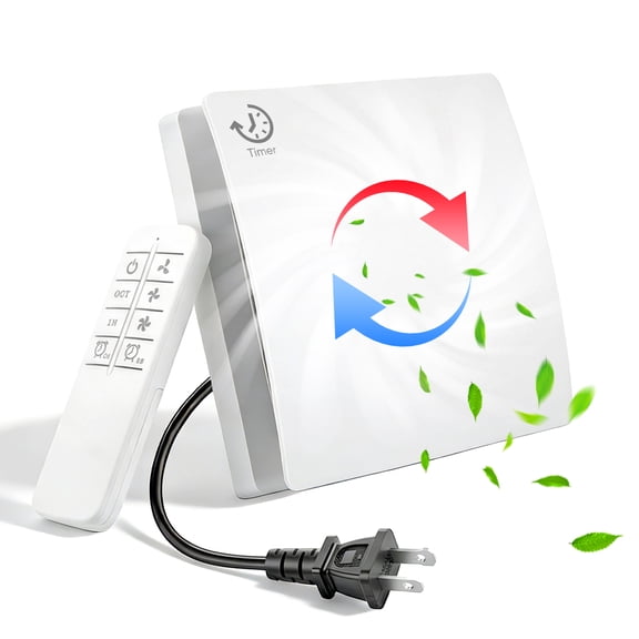 AMTPM 4 inch Exhaust Fan, 282CFM Wall Mounted Vent Fans, Ventilation Blower for Ceiling Bathroom Attic Window Basement Ventilation Fan