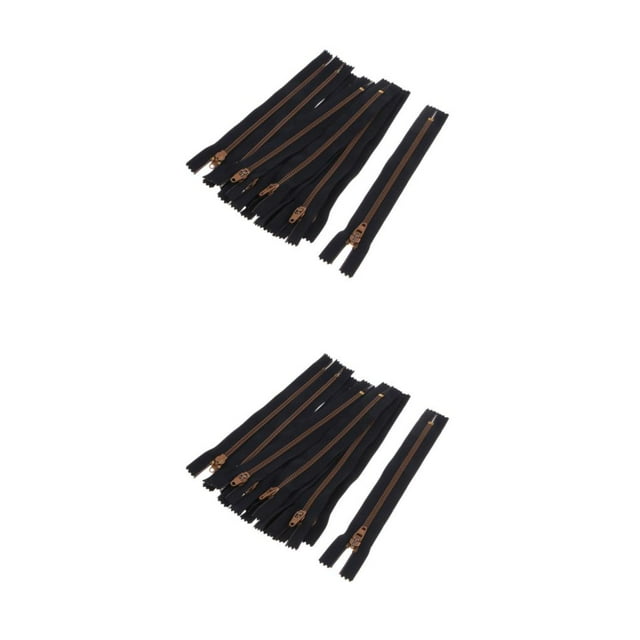 ZheElen 10 Pcs Fermeture Éclair en Résine à Bobine Extrémité Fermée pour Fournitures de Couture Bleu Profond 18x3cm 2Ensemble