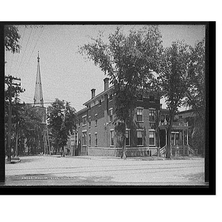 Historic Print, Schuyler Club, Utica, N.Y., 18" x 24"