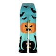 thumbnail image 6 of adviicd Cozy Halloween Pajama Pants for Women - Cute Baggy Sweatpants Lounge Outfits (Mint Green, S), 6 of 6
