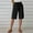 Black, variant on TAGOLD Women's Summer Athletic Shorts Pants,Casual Plus Size Short Pants for Womens,Women's Half Shorts Pants Summer Elastic Waist Buttons Casual Linen Pockets Pants