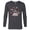 Charcoal Heather, variant on Marvel Avengers Red and Gray Stylized Cute Happy New Year - Long Sleeve T-Shirt for Men - Customized-White
