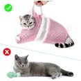 thumbnail image 5 of Olurrsia Cat Bathing Bag Adjustable Cat Grooming Net Bag Anti-bite & Anti-Scratch Cat Bath Washing Restraint Bag, Breathable Mesh Cat Grooming Bag for Shower, Nail Trimming, Injection, 5 of 7
