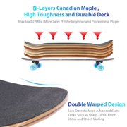 46in Canada Maple Longboard Skateboard Drop Through Complete Skateboard