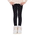 thumbnail image 4 of Girls' Fleece Lined Leggings Thermal Pants Cotton Pack of 2, 4 of 5