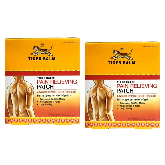 Tiger Balm Patches 5 Each (Pack of 2)