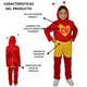 thumbnail image 4 of Disfraz Chapulín Colorado FX Costumes Superhéroe Mexicano Niño Talla 1 año, 4 of 6