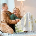 thumbnail image 3 of Yibo 50th Anniversary Wedding Gifts for Couple Best 50th Anniversary Blanket Romantic Golden, 3 of 7