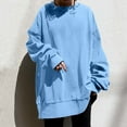 thumbnail image 2 of Plus Size Oversized Sweatshirt for Women Loose Fit Casual Long Sleeve Pullover Crewneck Tunic Tops, 2 of 6