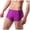 Purple, variant on Mens Underwear Men's Underwear Fashion Trend Color Stripes Comfortable Low Waist Boxer Briefs