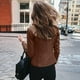 thumbnail image 4 of Puntoco moda mujer manga larga frente abierto corto cárdigan traje corto chaqueta abrigo top liquidación Puntoco Puntoco-1261, 4 of 7