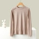 thumbnail image 1 of HongQid Women Long Sleeve Thermal Shirt Fleece Lined Undershirt Soft Base Layer Tops for Women Cold Weather, 1 of 9