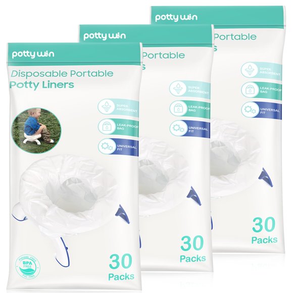 Minne Baby Forros Desechables para Orinal, Paquete de 90, Ajuste Universal